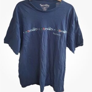 PositiviTees Navy Graphic Men's Tee